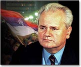former Yugoslav president Slobodan Milosevic