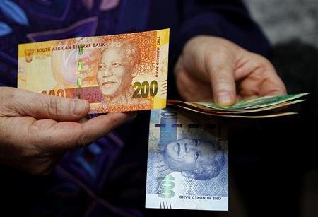 South African Rand rises to 8.4168 against US dollar