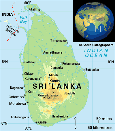 Sri Lanka Map