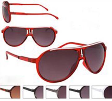 Sunglass styles for summer 2009: Flashy and extra large