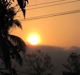 Sunny Monday morning, cloudy day ahead