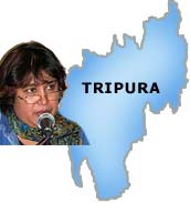 Taslima desires to stay in Tripura