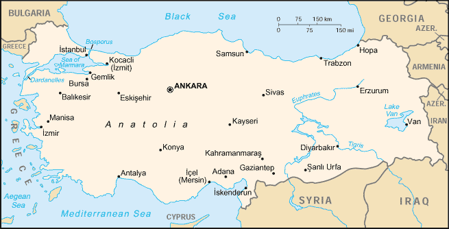 Turkey Map