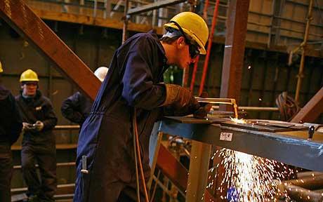 U.K. industrial production rise 2.9 percent in July