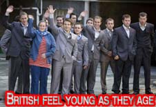 Brits feel young as they age