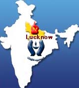 Fire in LIC building in Lucknow 