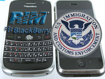 US Immigration and Customs Enforcement agency to drop BlackBerry in favor of iPhone