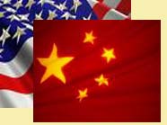 USA & China Flag