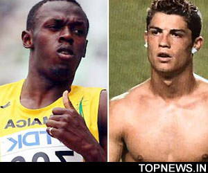 Speed king Bolt labels Ronaldo a big wuss