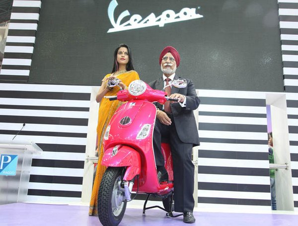 Piaggio launches Vespa scooter in India