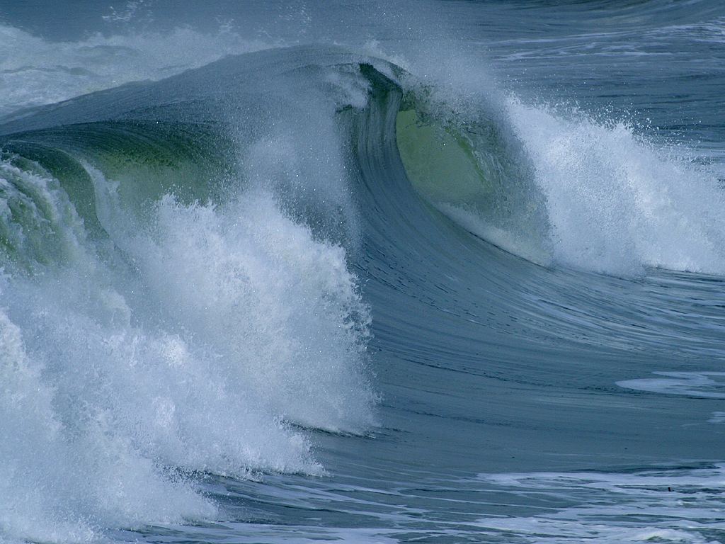 sinking waves
