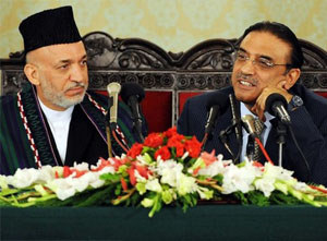 Zardari, Karzai agree to fight terrorism and extremism jointly
