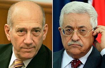 Abbas, Olmert meet last time before Israel's Kadima primary