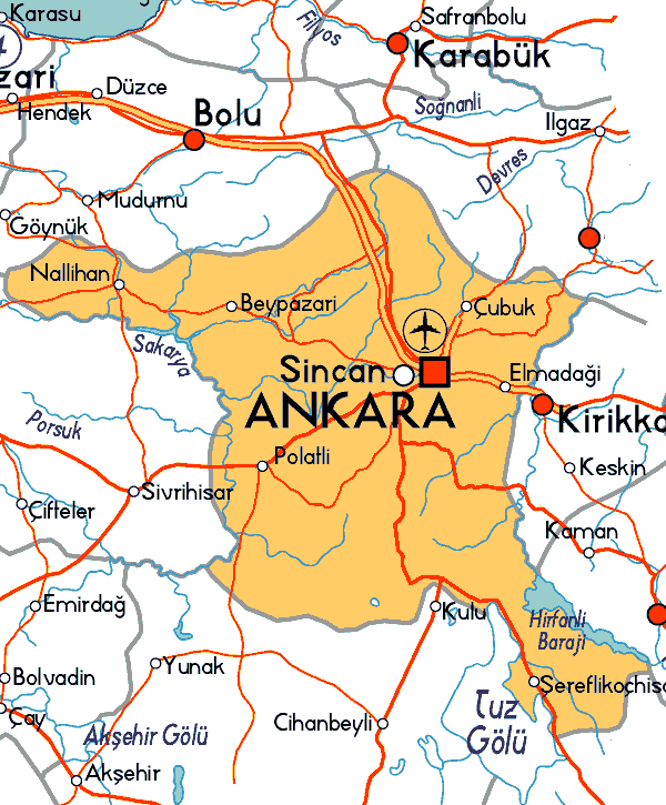 Ankara Map