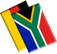 South Africa & German Flag