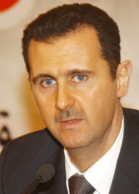 Assad: Bush administration incapable of making peace in Mideast