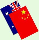 Australia & China Flag