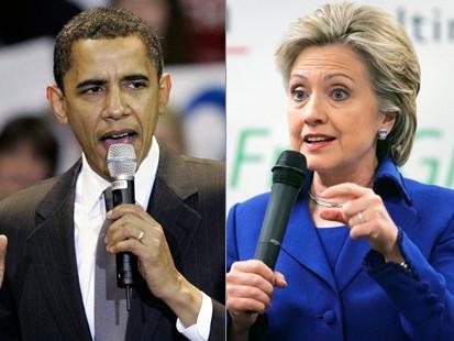 Obama, Clinton remain guarded on Gaza conflict