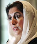 Former Pakistani PM Benazir Bhutto