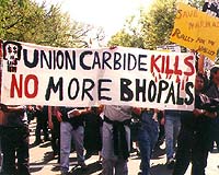 Bhopal gas victims protest against registration of a harmful Pesticide