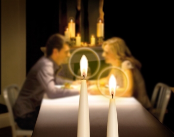 Romantic candle-lit dinners can lead to cancer