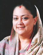 Chief Minister Vasundhara Raje