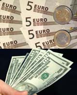 Euro creeps up against dollar ahead of US data release