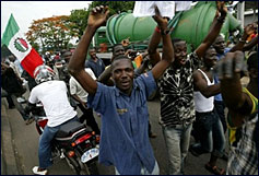 Nigeria's fuel tanker drivers launch indefinite strike