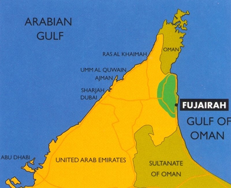 Fujairah Map