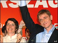 Klara Dobrev & PM Ferenc Gyurcsany's