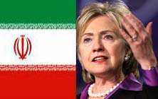 Clinton warns Iran of total obliteration