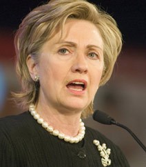 Pak should tackle internal issues itself: Clinton