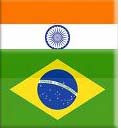 India & Brazil Flag