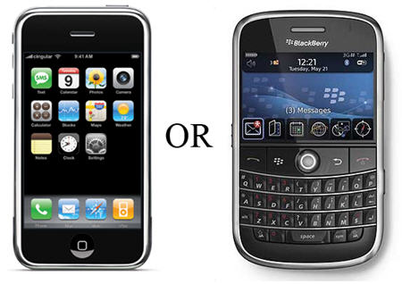 iPhone More Reliable Vs BlackBerry – A Study