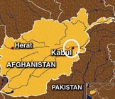 Kabul Afghanistan Map