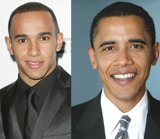 Lewis Hamilton, Barack Obama