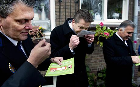 Dutch sniff cards to help find cannabis plantations