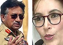 Musharraf & Benazir Bhutto