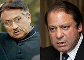 President Pervez Musharraf and Former Premier Nawaz Sharif