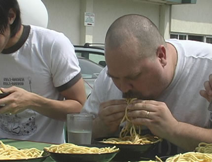 Chinese restaurant’s noodle eating challenge