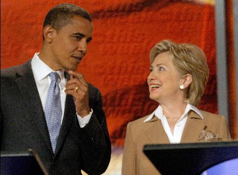 Barack Obama & Hillary Clinton