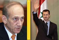 Ehud Olmert, Bashar Assad