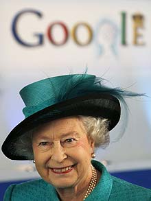 Google gets royal seal of approval - for a day 