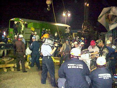 Rescue on the way for eight Swedish miners after fire