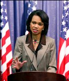 Condoleezza Rice said Pakistan focused on threats