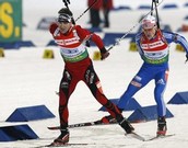 Russia win biathlon relay gold