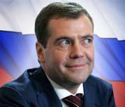 Russian President Dmitry Medvedev 