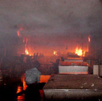 Textile showroom catches fire in Coimbatore