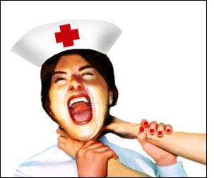 Nurses face physical and emotional assault 