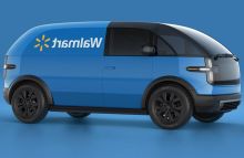 Wal-Mart places massive order for 4,500 all-electric Canoo delivery vans